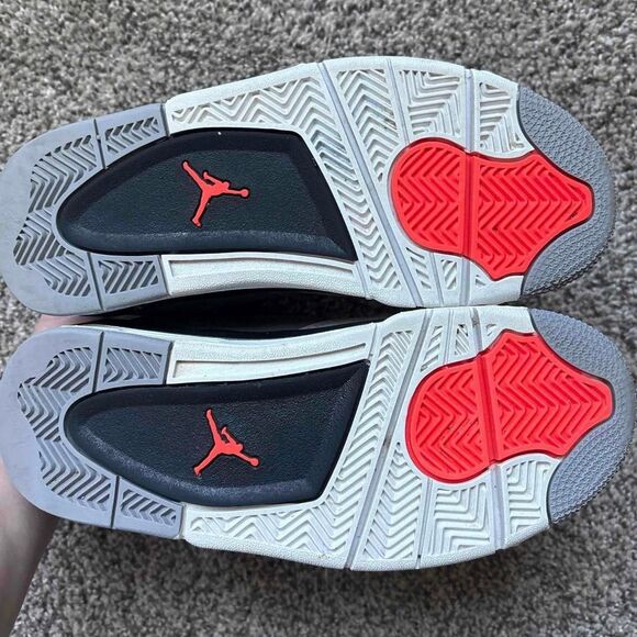 Nike Air Jordan 4 Infrared  Size 4.5 Youth (Size 6 Women's) - Picture 5 of 8